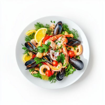 Фирменное блюдо Морской гриль прованс - купить в Усть-Яндоме